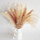Natural Dried Pampas Grass Decor, 100 PCS Pampas Grass Contains White Bunny Tails Dried Flowers, Reed Grass Bouquet for Wedding Boho Flowers Home Table Decor, Rustic Farmhouse Party by CozyNest Decor