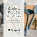 Starpack 'Stir & Serve' Silicone Cooking Utensils Set (5 Pcs) - Kitchen Utensil Set Heat Resistant to 600°F - Kitchen Utensils for Nonstick Cookware - Silicone Utensil Set for Mixing & Cooking by CozyNest Decor