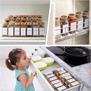 DIMBRAH Spice Jars with Label 24Pcs,Seasoning Containers,Glass Spice Jars with Bamboo Lids,Kitchen Essentials,Spices Container Set,Kitchen Set,Seasoning Organizer,Spice Rack Organizer for Cabinet by CozyNest Decor