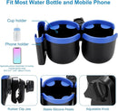 Accmor Stroller Cup Holder with Phone Holder, Bike Cup Holder, Universal Cup Holder for Uppababy Nuna Doona Strollers, 2-in-1 Cup Phone Holder for Stroller, Bike, Wheelchair, Walker, Scooter by TinyTreasures Baby Boutique