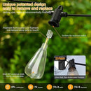FOOMAN LED Outdoor String Lights, 150FT Outside Waterproof Patio Lights with 72+3 Shatterproof ST38 Edison Bulbs, 2700K Warm White Hanging Light, Dimmable Light for Back Yard Porch Party Gezebo by GreenHaven Gardens