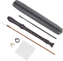 Recorder Instrument for Beginner Adults,8-Hole Soprano Descant Recorder Music Flute with Cleaning Rod & Case Bag For Home Entertainment(6-Woven Grey) by TinyTreasures Baby Boutique