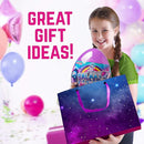 GirlZone Egg Surprise Galaxy Slime Kit for Girls, 39 Pieces to Make Glow in The Dark Slime, DIY Slime with Glitter, Fun Slime Kits for Girls 10-12 by TinyTreasures Baby Boutique