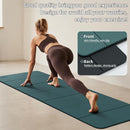 Foldable Yoga Mat Extra Thick 0.32 Inches Eco-Friendly POE Material, Non-Slip Design Fitness Mats, Multi-Purpose Workout Mats For Studio or Home Use (70 x 24 x 0.32 inches） by TinyTreasures Baby Boutique