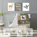 Personalized Baby Crib Bedding Set, 5-Piece Multi-grid Pattern Baby Crib Sets with Custom Name, Toddler Double Layer Blanket Fitted Sheets Changing Pad Cover Rug Wall Art Set, Charming Nursery Decor by TinyTreasures Baby Boutique