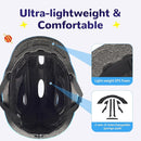 Kids/Youth Bike Helmet for Boys Girls and Teens, Adjustable and Multi-Sport for Bicycle, Kick Scooter, Skateboard, Roller/Inline Skate by TinyTreasures Baby Boutique