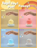 Kids lamp, Bunny Night Light, Toddler Night Light, Rechargeable & Dimmable with 30 mins Timer Function, Safe Silicone Material for Kids to Play with,【9 Colors】 by TinyTreasures Baby Boutique