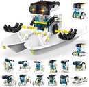 30-in-1 STEM Solar Robot Kit Toys, 243 Pieces Educational Building Science Experiment Kit for Kids Aged 8-12, Birthday Gifts Kids Aged 8 9 10 11 12 13 Years Old(White) by TinyTreasures Baby Boutique