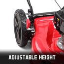 PowerSmart 21 in. Gas Lawn Mower with 125cc Briggs and Stratton E300 Engine, 2-in-1 Push Mower with Mulching & Side-Discharge by GreenHaven Gardens