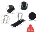 4 Pcs Baby Stroller Hook, Carry 30 lbs per Stroller Carabiner Clip, Adjustable Baby Stroller & Car Seat Hook for Hanging Diaper Bag, Wheelchair,Golf cart, Shopping and Pet Cart by TinyTreasures Baby Boutique