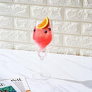 Straw Wine Glass, Spiral Vampire Wine Glass | 16oz