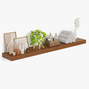Heimlove 12 Inch Deep Floating Shelves, 72 x 12 inches Long Wall Shelf, Large Extra Display Shelf & Storage Shelf, Rustic Wood Wall Shelves for Fireplace Mantel, Walunt - 1Pack by CozyNest Decor