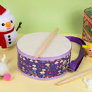 Kids Drum Set with Adjustable Strap: Toddler Musical Instrument for Ages 3-5, Wearable Drum Kit with Drumsticks, Educational Percussion Toy for Rhythm Music Development (Purple) by TinyTreasures Baby Boutique