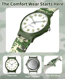 Kids Analog Watch Boys Girls, 30M Waterproof, Sports Watch for Boys, Easy to Read Children's Thin Dial Wrist Watches with Soft Band, for Ages 5-15 Kids Great Birthday Gifts Christmas Day by TinyTreasures Baby Boutique