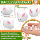 Marsui 100 Pcs Bunny Miniatures Figurines Rabbit Miniature Accessories Easter Garden Landscape Garden Rabbit for Easter Garden Accessories Dollhouses Decoration(Cute Rabbit) by GreenHaven Gardens