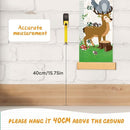 Personalized Name Kids Growth Chart Height Measuring Chart, Zoo Kids Growth & Measuring Chart in Inches, Fun & Stylish Height Tracker for Children, Growth Ruler, Hangable&Waterproof by TinyTreasures Baby Boutique