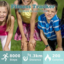 Kids Watches for Girls Boys Digital Sport Watch with Step Counter Pedometer Vibration Alarm Clock, No App Waterproof Fitness Tracker Kids Watch Boys Girls Teens Students Ages 5-16 by TinyTreasures Baby Boutique