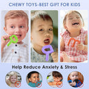 ERKOON Sensory Chew Toys for Autistic Children, 4 Pack Silicone Chewy Tube Oral Motor Tools for Sensory Kids with Autism, Biting, ADHD, SPD, Chewies with Special Needs, Teething Sticks Toys by TinyTreasures Baby Boutique
