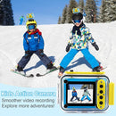 GKTZ Kids Camera - Waterproof Underwater Camera for Kids, Christmas Birthday Gifts for Boys Age 3-12, 1080P HD Children Digital Action Camera, Pool Toys for Kids Age 4-12 by TinyTreasures Baby Boutique