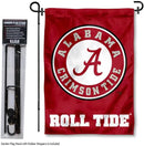 College Flags & Banners Co. Alabama Crimson Tide Garden Flag with Stand Holder by GreenHaven Gardens
