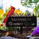 Personalized Metal Garden Signs, Custom Name Yard Stake Sign for House Outdoor Outside Decorative, Lawn Patio Decorations Gardening Enthusiasts Grandmothers Gift 12/14/16/24/30/36inch by CozyNest Decor