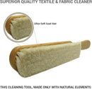 Valentino Garemi Ultra-Soft Goat Hair Cleaning Brush | for Elegant Delicate Flat Fabrics Suits, Jacket, Coats or Couch | Remove Dandruff, Dust, Pet Hair | Made in Germany by CozyNest Decor