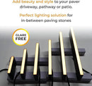 LUMENGY Paver Light Slim 0.5x6 Inch Glare-Free Steel Brick Lighting for Pavers, Walls, Driveway & Pathway Borders 2700K Warm White, Waterproof, Drive-Over Rated - 12V AC/DC by CozyNest Decor