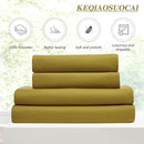 KEQIAOSUOCAI Yellow Pinch Pleated Curtains 63 Inch Length 2 Panels Set Noise Cancelling Window Drapes for Nursery Bedroom Living Room 40x63 by TinyTreasures Baby Boutique