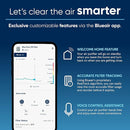 BLUEAIR Air Purifiers for Medium Rooms, Bedroom, Kitchen, Cleans 1,858 sqft in one hour, HEPASilent Smart Air Cleaner for Home, Pets, Allergies, Virus, Dust, Mold, Smoke - Blue Pure 311i Max by TinyTreasures Baby Boutique