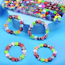 1000PCS Polymer Clay Beads Bracelet Making kit, 24 Style Cute Fun Beads Sports Ball Beads Volleyball Softball Baseball Basketball Soccer Rugby Football Charms for Jewelry Making DIY for Women Girls by TinyTreasures Baby Boutique