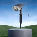 Consciot Solar Spotlights Outdoor, Daylight IP67 Waterproof 2-in-1 Solar Spot Lights, Durable Christmas Decorations Lights for Garden Yard Pathway Driveway Porch Walkway, Auto On/Off, 6 Pack by GreenHaven Gardens