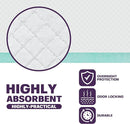 Disposable Bed Pads for Adults Extra Large 36 x 36 (100 Count) - Incontinence Bed Pads, Chuck Pads, Chux Pads, Changing Pads for Baby, Pee Pads for Kids by TinyTreasures Baby Boutique