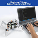 SunFounder PiCrawler AI Robot Kit for Raspberry Pi 5/4/3B+/3B/Zero 2W, ChatGPT-4o Enabled with Voice Command & Video Recognition, App Control, FPV, Camera, Python&Scratch (RPi NOT Included) by TinyTreasures Baby Boutique