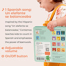 Cali's Books Spanish Count - Nursery Rhymes Sound Book for Babies and Toddlers 1-3, Baby Book with Songs for Kids, Educational Song Learning Toys, Libros en Espanol para ninos (Contemos) by TinyTreasures Baby Boutique