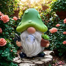 Solar Mushroom Gnomes Garden Statues Outdoor Decor with Night Glow,Cute Fairy Garden Statues for Yard,Pathway,Lawn Art Ornamen,Spring,Easter,Birthday Christmas Women Mom Gift Idea by CozyNest Decor