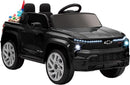 Qaba 12V Kids Ride on Truck, Chevrolet Silverado EV RST Licensed Electric Car with Parent Remote Control, Back Storage, Spring Suspension, Soft Start, Auxiliary Wheels, LED Lights, Music, MP3, Black by TinyTreasures Baby Boutique
