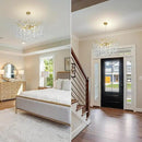 Modern Crystal Chandelier, 30" Chandeliers for Dining Room,Gold K9 Crystal Tree Branches Crystal Chandelier,10-Light Living Room Chandeliers, Fo Entryway,Foyer,Bedrooms by CozyNest Decor
