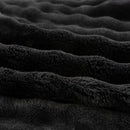 YUSOKI Luxury 3D Bubble Throw Blanket 3.1lb,All Ages,Home Decoration, (Black,60 * 80inches) by CozyNest Decor