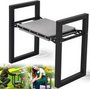 Garden Kneeler and Seat Heavy Duty - Anti-Tip Super Stable Multifunctional Gardening Stool Bench,Wide 12.7" Pads,Foldable Ergonomic Handles for Seniors Women Men Pain-Free Weeding,Planting Yard Work by GreenHaven Gardens