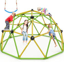 Climbing Dome, 10FT Jungle Gym with Swing for Kids 3 to 10 Outdoor Play Equipment, Supports 800lbs Toddler Play Set, Anti-Rust & Easy Assembly, Gift for Boys Girls (Yellow & Green) by TinyTreasures Baby Boutique