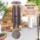 Sympathy Wind Chimes, Personalized Wind Chime for Loss of Loved Father/Mother/Lover, Commemorative Sympathy Bereavement Condolences Gifts for Funeral (36inch) by CozyNest Decor