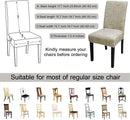 JQinHome Pattern Chair Covers Pack of 12,High Stretch Removable Washable Parsons Chair Slipcover for Home Party Hotel Wedding Ceremony (Stripe Pattern,12PCS) by CozyNest Decor