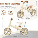 Toddler Balance Bike Toys for 1 to 4 Year Old Girls Boys Adjustable Seat and Handlebar No-Pedal Training Bike Best Gifts for Kids by TinyTreasures Baby Boutique