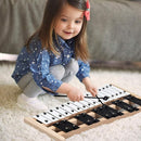 Giantex 27 Note Glockenspiel Xylophone, Percussion Instrument with Wood Base and 27 Metal Keys, Alto Full Size Glockenspiel Xylophone for Adults and Kids- Includes 2 Mallets and Carrying Bag by TinyTreasures Baby Boutique