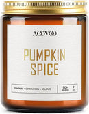 AOOVOO Pumpkin Spice Candles - 9 oz Scented Candles, Aromatherapy Candle, Soy Candle for Home Scented by CozyNest Decor