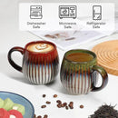 CosyCorner Ceramic Coffee Mugs, 17 oz Large Coffee Cups, Couple Coffee Mugs Set with Gift Box (A&B) by CozyNest Decor