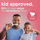 Wellnesse Kids Hydroxyapatite Toothpaste with Xylitol - Fluoride Free Toddler & Kid's Natural Toothpaste, Freshens Breath, Sensory-Friendly Oral Care, Vegan, Strawberry Flavor, 4 oz (Pack of 1) by CozyNest Decor