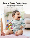 Baby Montessori Sensory Teething Toy – Safe, Multi-Functional BPA-Free Silicone Teether Toy for Babies 0-12 Months – Vibrant Rattle for Teething Relief & Fun Play – Perfect Baby Toys for Boys & Girls by TinyTreasures Baby Boutique
