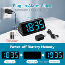 Netzu Digital Alarm Clocks for Bedrooms, Loud Alarm Clock with Dual Alarms, Bold Digits, 5 Dimmers, 4 Volumes, Snooze, Bedside Clock for Deep Sleepers Kids Teens Seniors, Plug in Clock, Easy to Set by TinyTreasures Baby Boutique