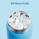 Insulated Water Bottle with Straw Stainless Steel Water Bottle, Leak-Proof, BPA-Free, Double Wall Vacuum Keeps Cold for 24 Hours for Sports, Travel, School (26 oz, Sunny Breeze) by CozyNest Decor